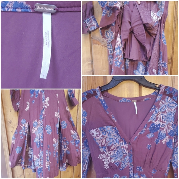TRADED. Free People Miranda Midi Dress Sz 2 EUc! - Picture 6 of 8